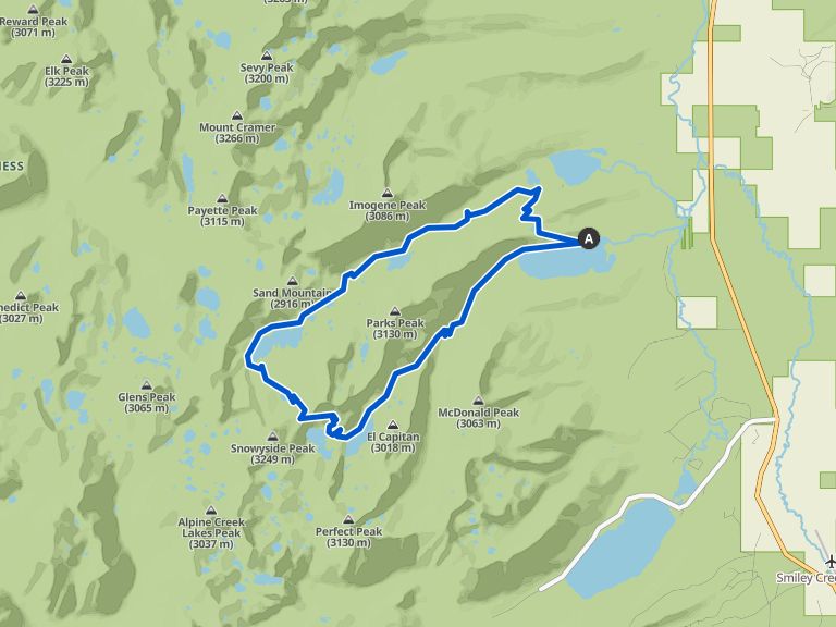 Alice Lake, Edith Lake, Toxaway Lake and Farley Lake Loop Sawtooth